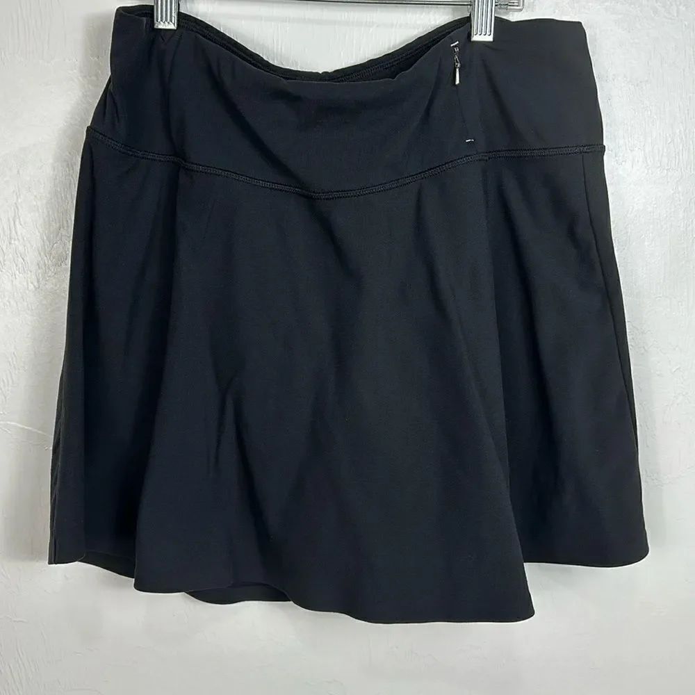 CALIA By Carrie Underwood Tennis Skort With Pocket In Black Size M